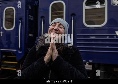 Kherson, Ucraina, Ucraina. 19th Nov 2022. Kherson fu ufficialmente liberato dopo nove mesi di occupazione russa il 11 novembre 2022. (Credit Image: © Swet Jacqueline/ZUMA Press Wire) Foto Stock