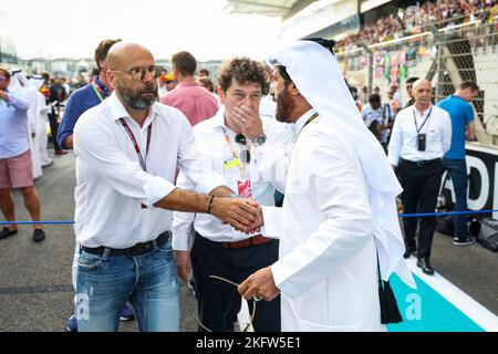 BEN SULAYEM Mohammed (uae), presidente della FIA, ritratto durante la Formula 1 Etihad Airways Abu Dhabi Grand Prix 2022, 22nd° round del Campionato del mondo FIA di Formula uno 2022 dal 18 al 20 novembre 2022 sul circuito di Yas Marina, a Yas Island, Abu Dhabi - Foto Florent Gooden / DPPI Foto Stock