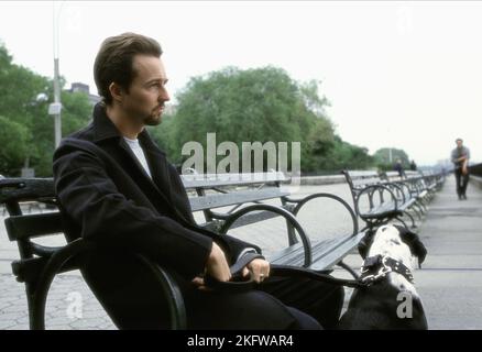 EDWARD NORTON, cane, 25TH ora, 2002 Foto Stock