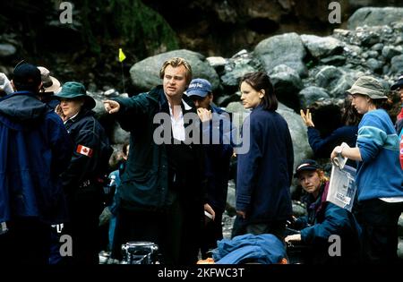 CHRISTOPHER NOLAN, Hilary Swank, insonnia, 2002 Foto Stock