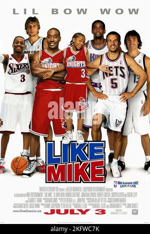 JASON KIDD, LIL' Bow Wow, Allen Iverson, come Mike, 2002 Foto Stock