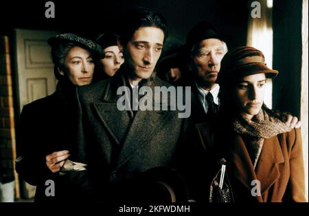 MAUREEN LIPMAN, JULIA RAYNERI, Adrien Brody, ED STOPPARD CHE, FRANK FINLAY, JESSICA KATE MEYER, il pianista, 2002 Foto Stock