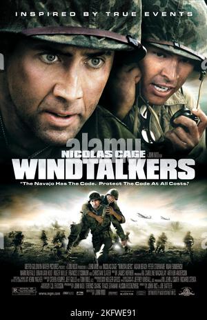 NICOLAS CAGE, ADAM BEACH, WINDTALKERS, 2002 Foto Stock