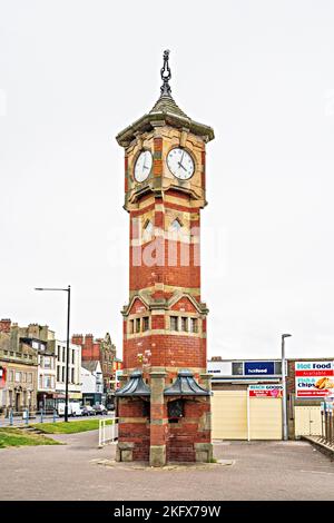 Torre dell'Orologio, Morecambe, Lancashire, Regno Unito Foto Stock