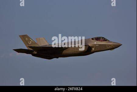 USAF, USN, combattente per l'illuminazione F35. Foto Stock