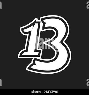 Pagina icona calendario giorno - 13 maggio. Giorni del mese, disegno vettoriale stile piatto. 13th giorno della settimana domenica, lunedì, martedì, mercoledì, giovedì Illustrazione Vettoriale