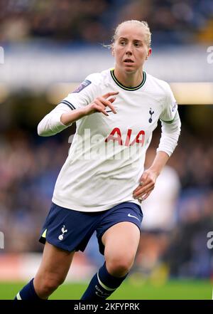 Tottenham Hotspur's Eveliina Summanen durante la Barclay Women's Super League Match a Stamford Bridge, Londra. Data immagine: Domenica 20 novembre 2022. Foto Stock