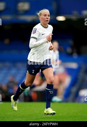 Tottenham Hotspur's Eveliina Summanen durante la Barclay Women's Super League Match a Stamford Bridge, Londra. Data immagine: Domenica 20 novembre 2022. Foto Stock