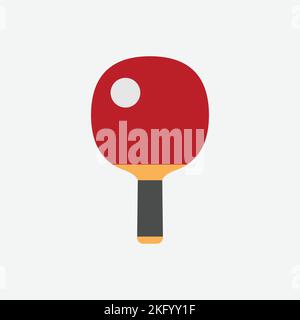 Tennis da tavolo icona, Sport Concept, Flat Style. Vettore. Illustrazione vettoriale Illustrazione Vettoriale