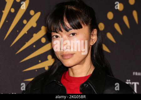 Mimi Xu assiste a Skate alla Somerset House con Moët & Chandon Foto Stock