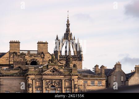 5 maggio 2021 Edimburgo Scozia Inghilterra. Architettura della città . Foto Stock