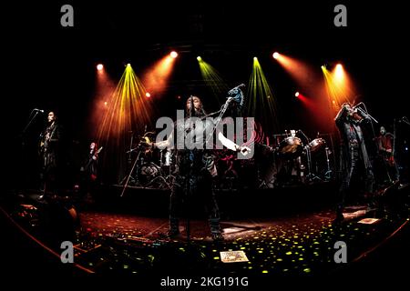 Milano, Italia. 13th Nov 2022. Concerto dal vivo Hu ad Alcatraz a Milano Novembre 13 2022 - Tour del tuono Nero (Foto di Andrea Ripamonti/NurPhoto) Credit: NurPhoto/Alamy Live News Foto Stock