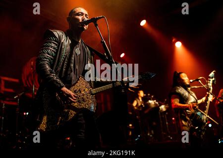 Milano, Italia. 13th Nov 2022. Concerto dal vivo Hu ad Alcatraz a Milano Novembre 13 2022 - Tour del tuono Nero (Foto di Andrea Ripamonti/NurPhoto) Credit: NurPhoto/Alamy Live News Foto Stock