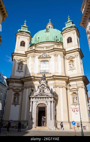 Chiesa di San Pietro (Peterskirche) a Vienna, Austria Europa UE Foto Stock