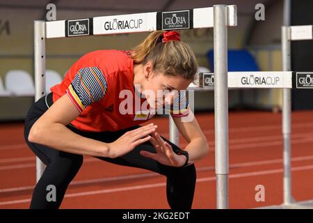 Belga Helena Ponette foto in azione durante un campo di addestramento organizzato dal Comitato Olimpico Belga BOIC-COIB a Belek Turchia, lunedì 21 novembre 2022. La tappa si svolge dal 12 al 27 novembre. FOTO DI BELGA LAURIE DIEFFEMBACQ Foto Stock