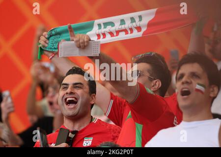 Doha, Qatar. Partita della Coppa del mondo FIFA 3 Inghilterra vs Iran. 21st Nov 2022. Credit: Fabideciria/Alamy Live News Foto Stock