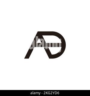 lettera annuncio semplice movimento linea logo vettore Illustrazione Vettoriale