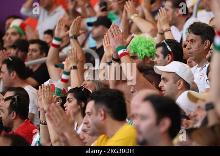 Doha, Qatar. Partita della Coppa del mondo FIFA 3 Inghilterra vs Iran. 21st Nov 2022. Credit: Fabideciria/Alamy Live News Foto Stock