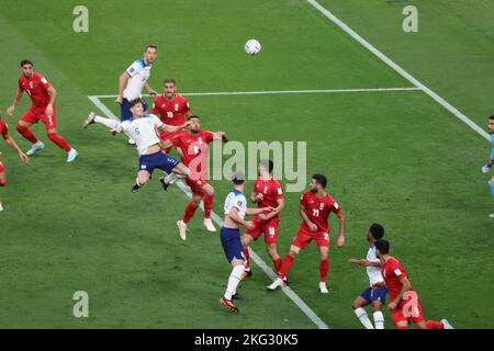 Doha, Qatar. Partita della Coppa del mondo FIFA 3 Inghilterra vs Iran. 21st Nov 2022. Credit: Fabideciria/Alamy Live News Foto Stock