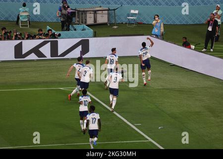 Doha, Qatar. Partita della Coppa del mondo FIFA 3 Inghilterra vs Iran. 21st Nov 2022. Credit: Fabideciria/Alamy Live News Foto Stock