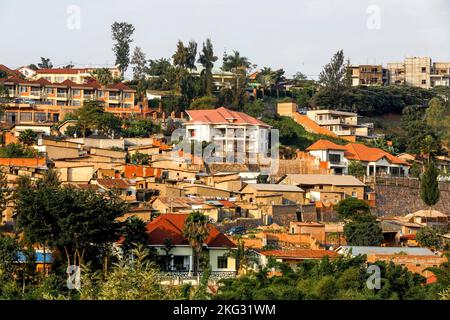 Edifici a Kigali, Rwanda Foto Stock