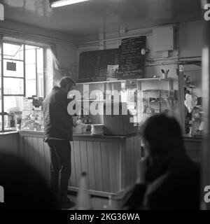 The Lantern Transport Cafe in Hertfordshire UK 1972 Foto Stock