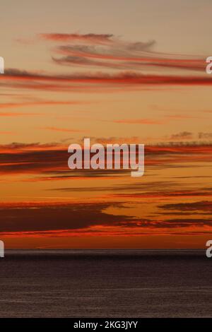 Alba a Port la Seyne-sur-Mer, Tolone Francia Foto Stock