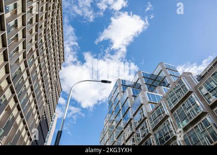 Il John Lewis Partnership Building a Victoria Street Foto Stock