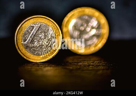FINANZIARIO : MONETA EUROPEA Foto Stock