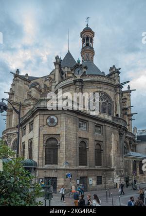 Alla chiesa di Saint-Eustache Parigi Francia Foto Stock
