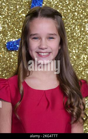 Londra, Regno Unito . 21 novembre 2022 . Alisha Weir nella foto al Gala Screening di Matilda il Musical tenuto al Curzon Mayfair. Credit: Alan D West/EMPICS/Alamy Live News Foto Stock