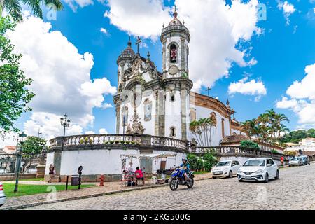 Sao Joao del Rei - 5 marzo 2022: Chiesa di San Francisco Foto Stock