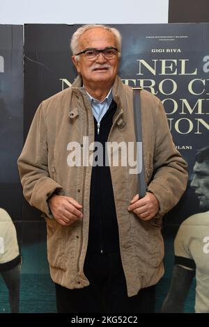 Milano, Film Preview nel nostro cielo un rombo di tuono - nella foto Sandro Mazzola Foto Stock