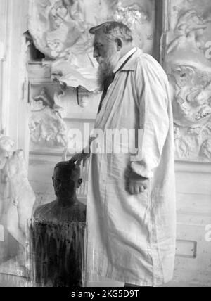 Auguste Rodin, Francesco Auguste René Rodin (1840 – 1917) scultore francese Foto Stock