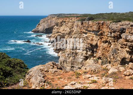 Escursioni lungo la costa dell'Algarve da Igrina a Sagres Foto Stock