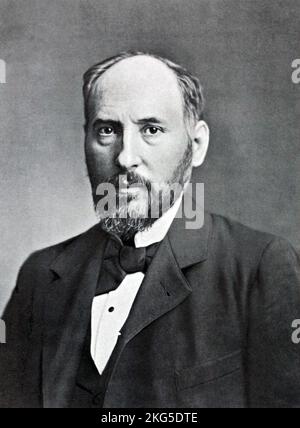 Santiago Ramón y Cajal (1852 – 1934) neuroscienziato, patologo e istologo spagnolo specializzato in neuroanatomia e sistema nervoso centrale. Foto Stock