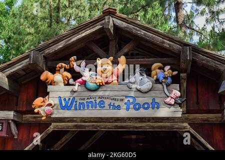 Winnie the Pooh Attraction Disneyland Foto Stock