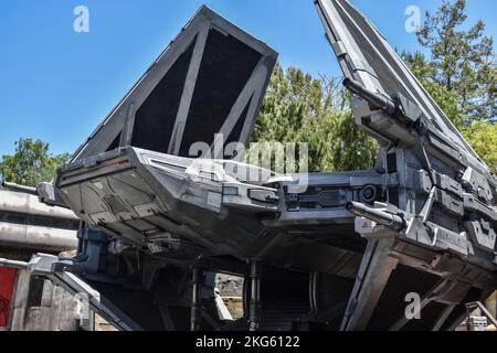 Tie Fighter Galaxy's Edge Disneyland Foto Stock