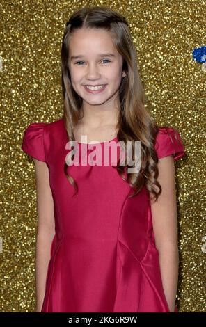 21 novembre 2022 - Londra, Inghilterra, Regno Unito - Alisha Weir partecipa a Matilda di Roald Dahl: The Musical Gala Screening, Curzon Mayfair Foto Stock