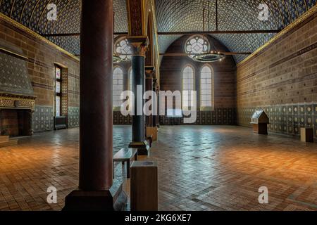 La Camera di Stato, Salle des Etats, fortezza medievale del castello di Blois, Blois, Loir-et-Cher reparto, Center-Val de la Loire, in Francia, in Europa Foto Stock