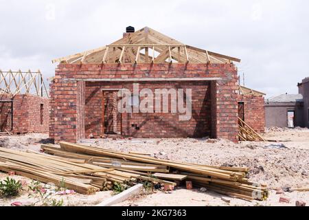 Costruire qualche bodys sogno casa Foto Stock