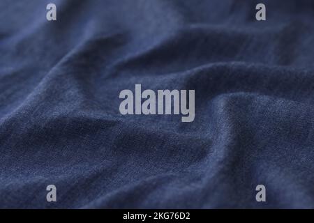 Blu scuro jeans tessuto tessuto tessuto sfondo texture per il design art Foto Stock