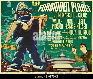 Proibented Planet anno : 1956 USA regista : Fred M. Wilcox poster americano Foto Stock