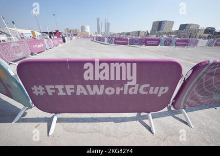 Lusail, Qatar. 22 Novembre 2022. Stadio di Lusail durante la partita di Coppa del mondo del Qatar 2022, gruppo C, data 1, tra Argentina e Arabia Saudita ha giocato al Lusail Stadium il 22 novembre 2022 a Lusail, Qatar. (Foto di Bagu Blanco / PRESSINPHOTO) Credit: PRESSINPHOTO SPORTS AGENCY/Alamy Live News Foto Stock