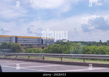 Campinas-sp,brasile-novembre 21,2022: Sede della società di trasporti SEDEX. Foto Stock