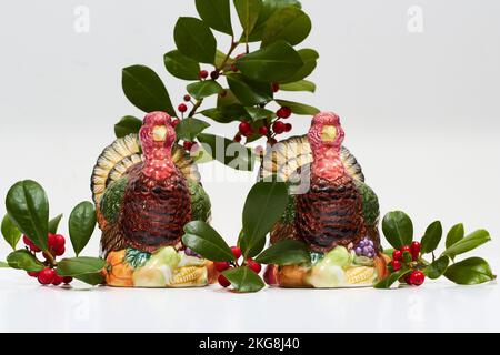 Thanksgiving sale & pepe tavola decorazione Foto Stock