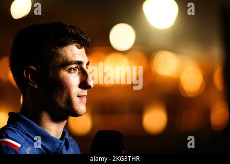 Autista dell'Accademia Alpina Jack Doohan (AUS). 22.11.2022. Test di Formula 1, circuito di Yas Marina, Abu Dhabi, martedì. Il credito fotografico dovrebbe essere: XPB/Alamy Live News. Foto Stock