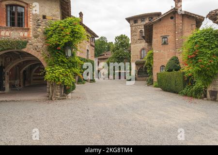 grazzano visconti borgo medievale 11 Foto Stock