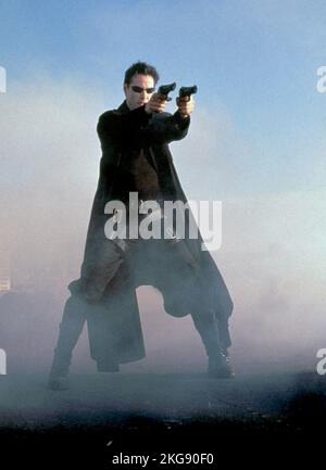 La matrice Keanu Reeves Foto Stock