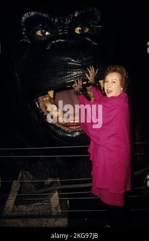 Fay Ray e King Kong, Hollewood 1988 Foto Stock